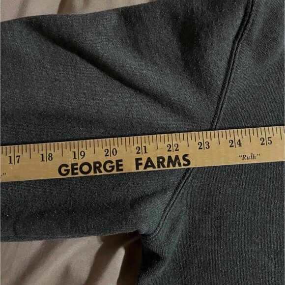 Carhartt Loose Fit Full Zip Black Hoodie Large Flaw On Hood - Picture 7 of 8